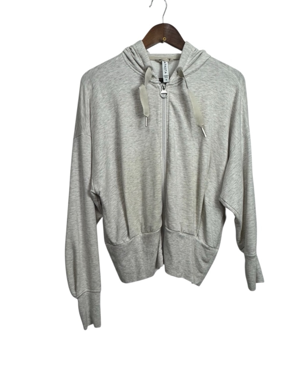 Athleta Balance Sweatshirt Hoodie Gray Outdoors Lounge‎ 599503 Women’s Small S